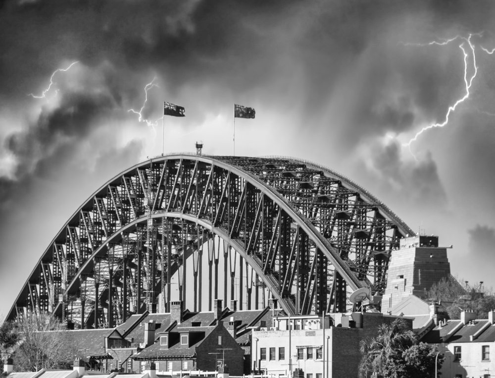 Damaging winds over Sydney